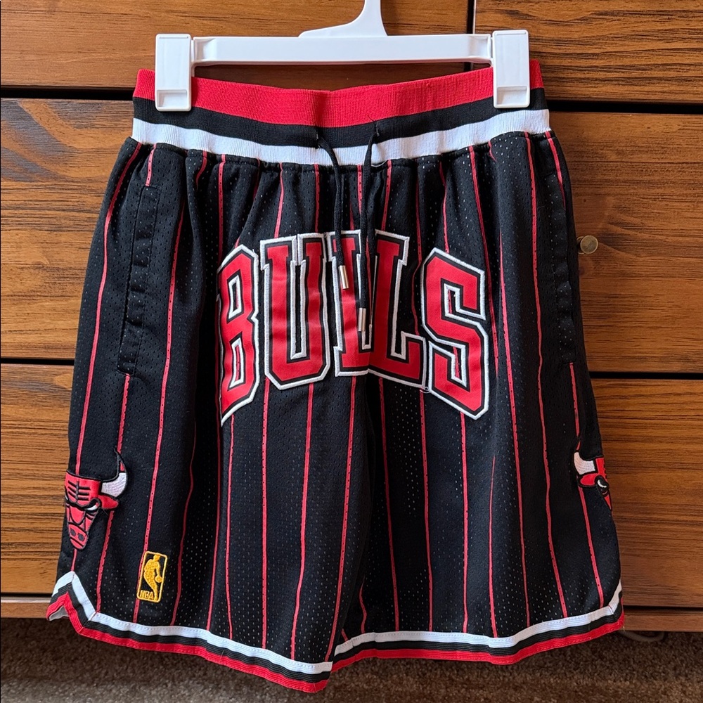 Just Don Chicago Bulls Embroidered Shorts
